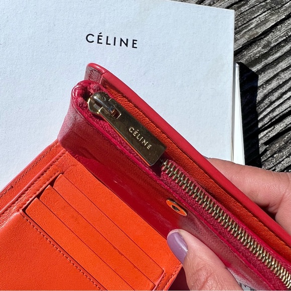 CÉLINE Colorblock Bifold Wallet - Picture 13 of 16